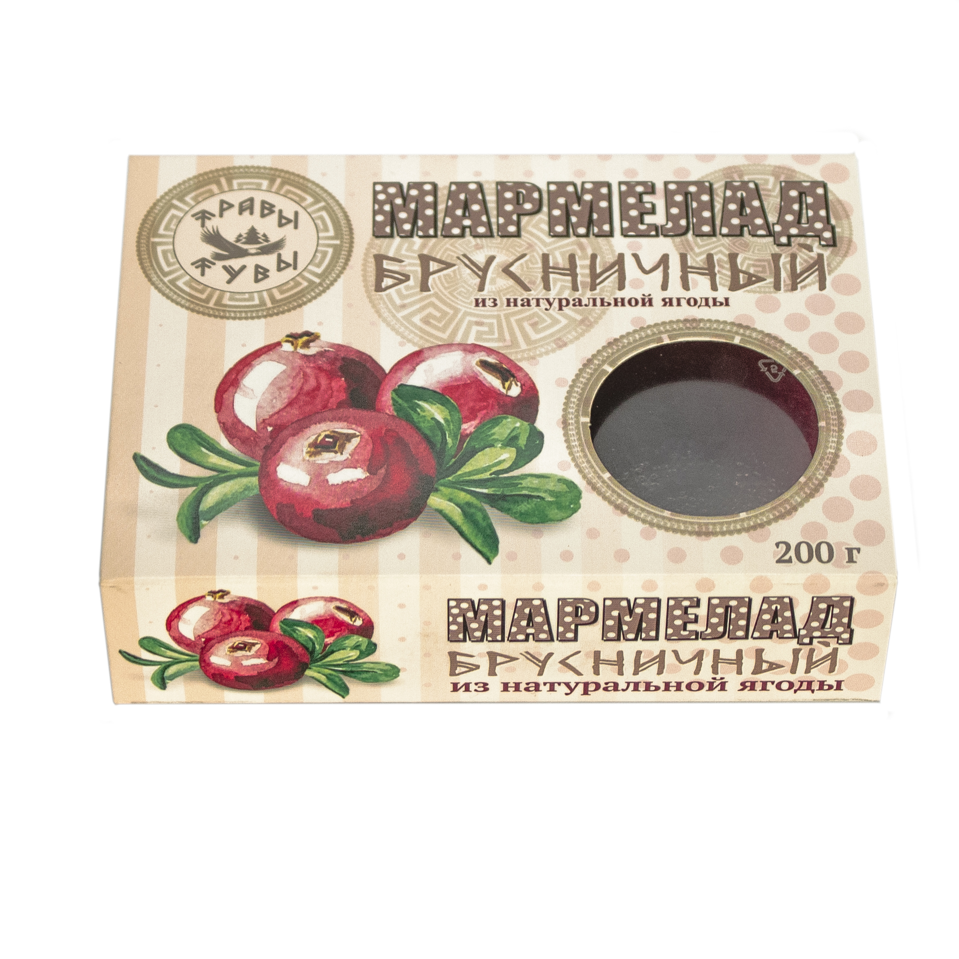 Мармелад Брусничный